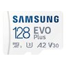 Samsung EVO PLUS microSDXC 128GB UHS-I U3 A2 V30 class 10 memory card + adapter for SD