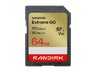 Tarjeta de memoria SD / SDXC SanDisk 64GB Extreme GO 170/80 MB/s UHS-I U3 V30