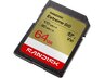 Карта памяти SD / SDXC SanDisk 64GB Extreme GO 170/80 MB/c UHS-I U3 V30