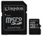 Kingston Canvas Select microSDHC 16GB class 10 UHS-I U1-80MB/s + SD Adapter