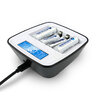 KIT everActive NC-1000M Ni-MH battery charger + 4x everActive R03/AAA Ni-MH 800 mAh battery charger