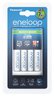 Panasonic Eneloop Charger BQ-CC17 + 4 x R6/AA Eneloop 2000mAh BK-3MCCE