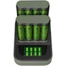 Battery charger Ni-MH R03/R6 GP ReCyko M451 2pcs + docking station D851 + 8 x AA/R6 GP 2700 Series 2600mAh
