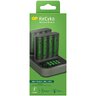 Battery charger Ni-MH R03/R6 GP ReCyko M451 2pcs + docking station D851 + 8 x AA/R6 GP 2700 Series 2600mAh