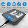 everActive professional USB-C Ni-MH battery charger NC-1000M v2