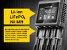 Charger for Li-Ion and Ni-MH rechargeable cylindrical batteries everActive UC-4000