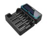Chargeur pour batteries 3.7V/1.2V XTAR X4 microUSB pbank