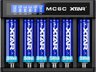 Battery charger for cylindrical batteries Li-ion 18650 Xtar MC6C