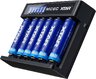 Battery charger for cylindrical batteries Li-ion 18650 Xtar MC6C