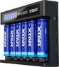 Battery charger for cylindrical batteries Li-ion 18650 Xtar MC6C