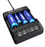 Charger for 18650 Xtar VP4C li-ion cylindrical batteries