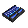 Charger for Li-ion and NiMH Xtar VC8 cylindrical batteries