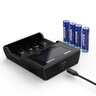 Charger for cylindrical batteries Li-ion/Ni-MH/Ni-CD 18650 Xtar VC4S