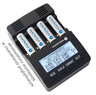 KIT everActive NC-3000 Ni-MH battery charger + 4x R03 / AAA Panasonic Eneloop 800mAh rechargeable batteries