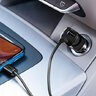 Car Charger eXtreme NCC21IU Apple Lightning 2100mA iPhone 5, 6, 7, SE with additional USB socket