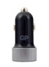 ładowarka samochodowa GP CC41 czarna 4,8A z dwoma gniazdami USB 2x 2,4A