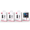 XO CC48 Car Charger with 2 x 12W USB Sockets + USB-C Cable