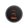 Autoladegerät mit 1xUSB 2xUSB-C-Buchse Baseus 65W CGJP010013