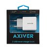 ładowarka sieciowa AXIVER z dwoma gniazdami USB 3400mA ATC34-2U ładowarka sieciowa AXIVER z dwoma gniazdami USB 3400mA ATC34-2U
