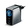everActive GaN LCD SC-670Q PRO Netzladegerät mit USB-Anschluss und 2x USB-C PD PPS QC4+ 67W everActive GaN LCD SC-670Q PRO Netzladegerät mit USB-Anschluss und 2x USB-C PD PPS QC4+ 67W