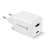 everActive GaN SC-450Q wall charger with USB socket and USB-C PD PPS QC4+ 45W