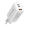everActive GaN SC-650Q wall charger with USB port and 2x USB-C PD PPS QC4+ 65W