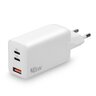 everActive GaN SC-650Q wall charger with USB port and 2x USB-C PD PPS QC4+ 65W