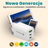 everActive GaN SC-655Q wall charger with USB socket and 2x USB-C PD PPS QC4+ 65W