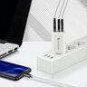 everActive GaN SC-655Q wall charger with USB socket and 2x USB-C PD PPS QC4+ 65W