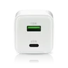 everActive GaN SC-450Q wall charger with USB socket and USB-C PD PPS QC4+ 45W