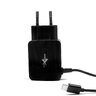 eXtreme Micro USB Network charger + USB 2 socket, 1A Samsung/Nokia/LG NTC21MU