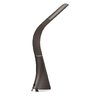 7W Platinet PDLU2BR LED desk lamp with clock and thermometer