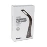 7W Platinet PDLU2BR LED desk lamp with clock and thermometer