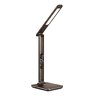 8.5W Platinet PDLU13BR LED Desk Light with Clock, Alarm, Thermometer and USB Charger 5.5W