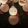 Snowman lights BAT modee 1,35m WARM 10LED ML-C1015