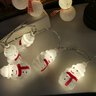 Snowman lights BAT modee 1,35m WARM 10LED ML-C1012