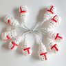 Snowman lights BAT modee 1,35m WARM 10LED ML-C1012