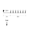LED Christmas lights 18 meters white warm VINTAGE RETRO