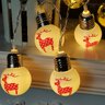 Reindeer lights BAT modee 1,35m WARM 10LED ML-C1014