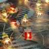 Snowman Lights BAT modee 0.9m WARM 10LED ML-C3017