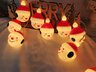 Snowman Lights BAT modee 0.9m WARM 10LED ML-C3026