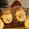 Snowman Lights BAT Modee 1.2m 10LED Warm Color ML-C3027