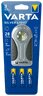 LED-Taschenlampe Varta 16647 silbernes Licht 3AAA