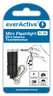 Mini LED flashlight, everActive FL-15 keyring, Black