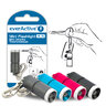 Mini LED flashlight, everActive FL-15 keyring, Black