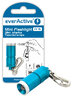 Mini LED flashlight, everActive FL-15 keyring, turquoise