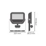 Ledvance floodlight 41W 4000K black SENSOR