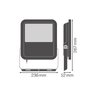 Ledvance floodlight 69W Natural 4000K black