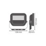 Ledvance floodlight 8W Natural 4000K black