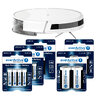 everActive Pro Alkaline Set - 1728pcs LR6, 1152pcs LR03, 192pcs LR14, 192pcs LR20, 40pcs 6LR61/9V + HEXO Duo robot